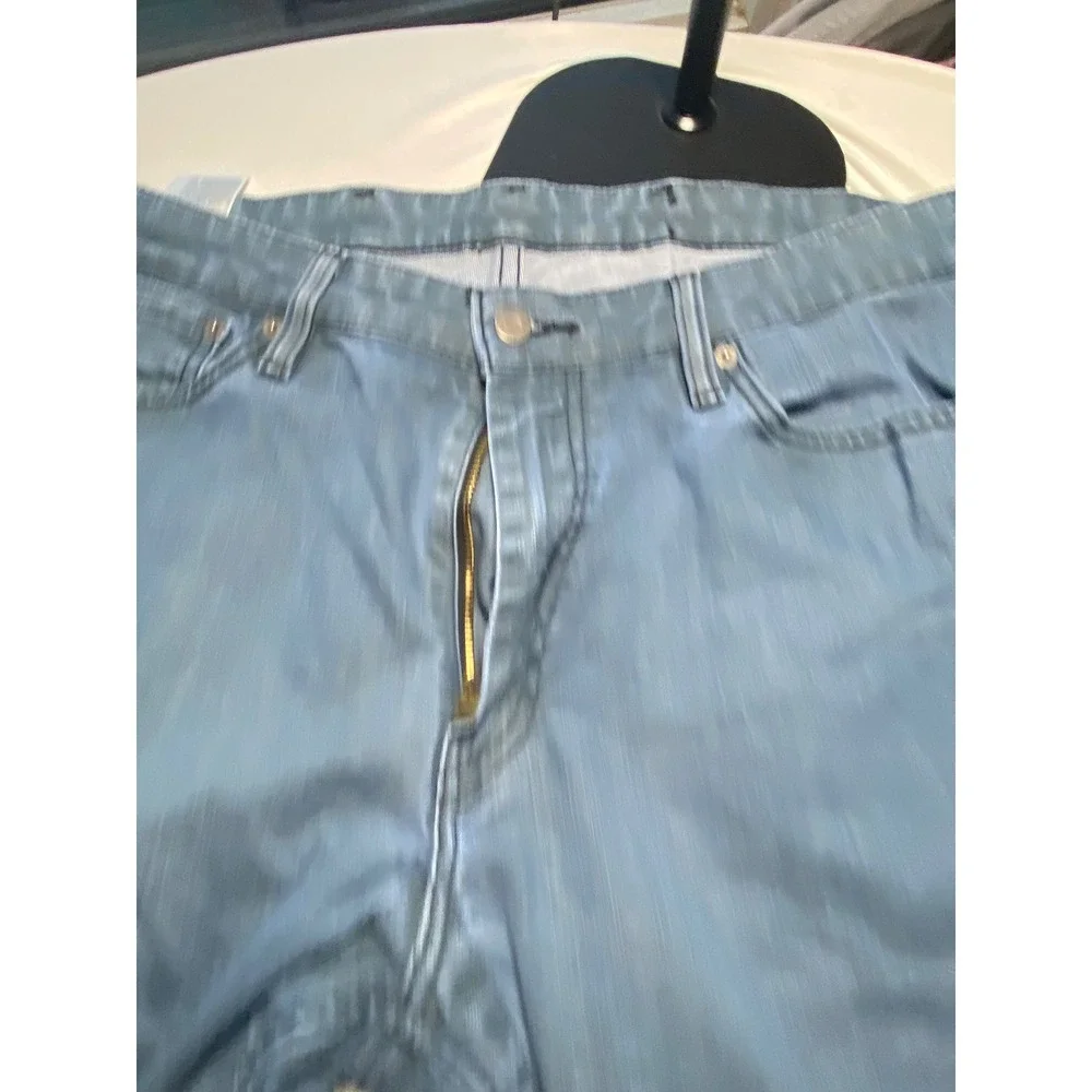 Levis 511 Slim Fit Blue Grey Stretch Pants 38x30 19111-0044